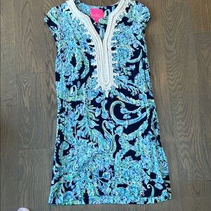 Lilly Pulitzer Blue and Green Patterned dress
